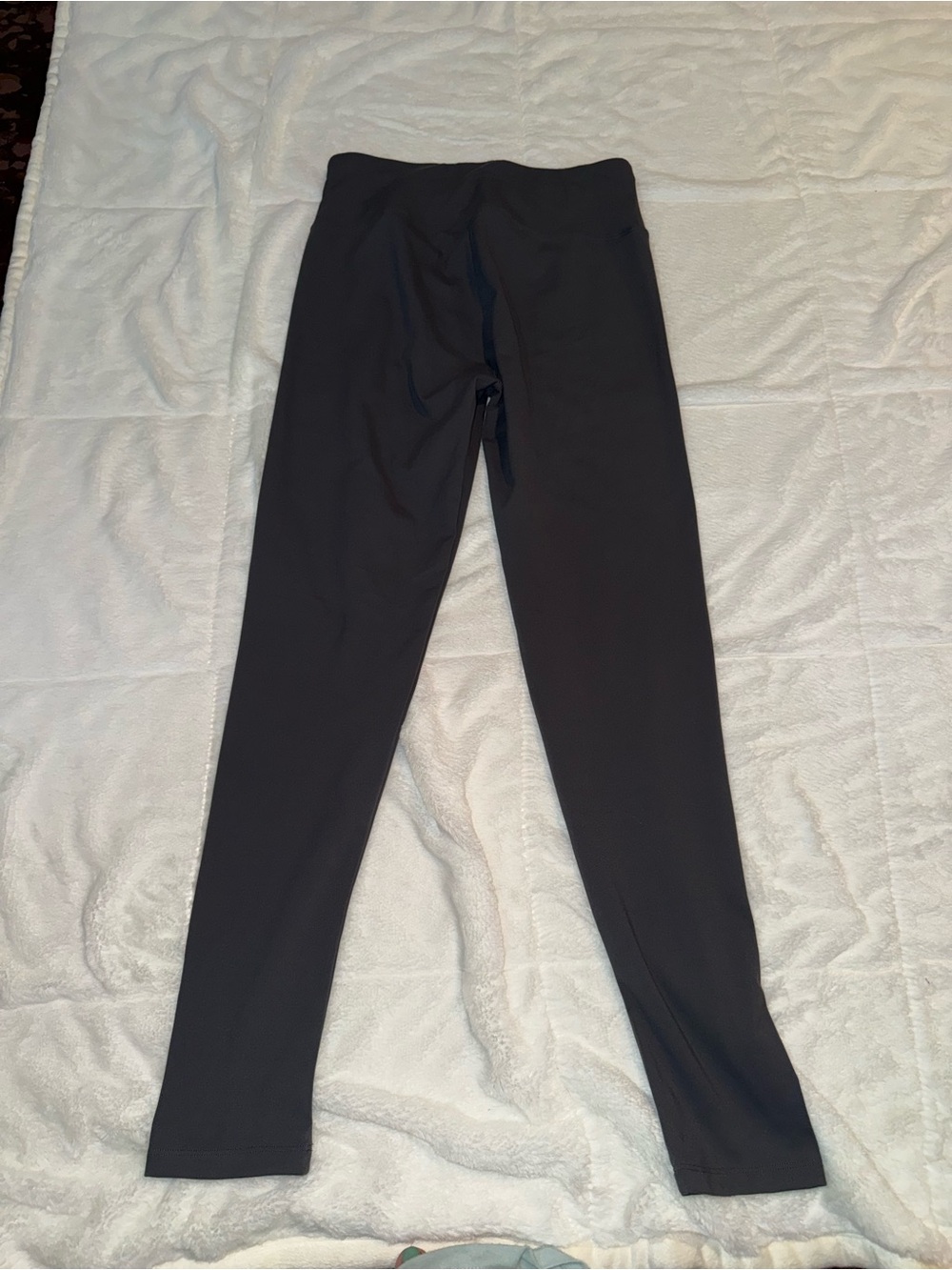 Luga Black Active Leggings with Logo Waistband - Picture 2 of 3
